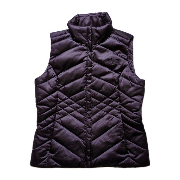 The North Face Aconcagua 550 Down Puffer Vest Purple Women's Small - Picture 1 of 15
